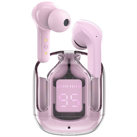 Acefast in -ear wireless headphones TWS Bluetooth pink (T6 pink lotus)