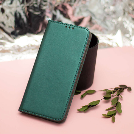 Etui Smart Magnetic do Oppo Reno 10 5G / 10 Pro 5G ciemnozielone