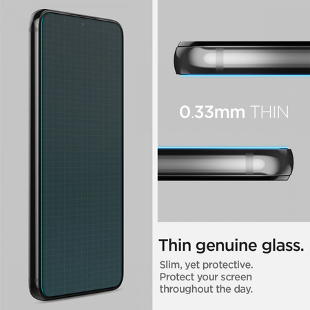 Tempered Glass SAMSUNG GALAXY S22 Spigen Glas.tr "EZ Fit" 2-Pack