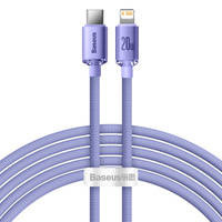 Baseus Crystal Shine Series Fast Charging Data Cable Type-C to iP 20W 2m Purple