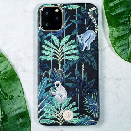 Kingxbar Blossom etui ozdobione oryginalnymi Kryształami Swarovskiego iPhone 11 Pro wielokolorowy (Gardenia)