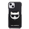 Original Case IPHONE 13 MINI Karl Lagerfeld Hardcase Choupette Head black