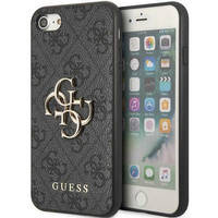 Guess GUHCI84GMGGR iPhone 7/8/SE 2020/ 2022 Grau/Grau Hardcase 4G Big Metal Logo