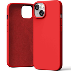 MERCURY SILICONE CASE IPHONE 15 (6.1), RED / CZERWONY