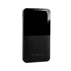 POWERBANK MX ROTH 10 000 mAh, 2xUSB, 10W Li-Po, BLACK / CZARNY, + kabel microUSB