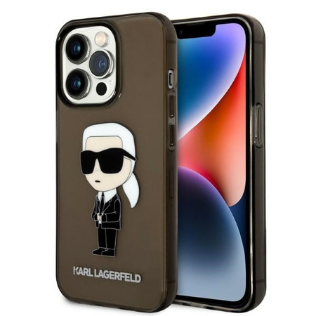 Karl Lagerfeld IML NFT Ikonik - Etui iPhone 14 Pro Max (czarny)