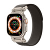 Pasek Tech-Protect Nylon Delta na Apple Watch 4 / 5 / 6 / 7 / 8 / 9 / SE / Ultra 1 / 2 (42 / 44 / 45 / 49 mm) - czarno-pomarańczowy