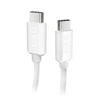 SBS TECABLETISSUETCCG USB-C - USB-C 1.5m 60W braided cable - gray