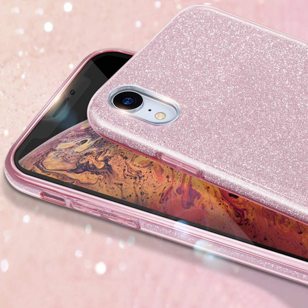 Case IPHONE 14 Glitter pink