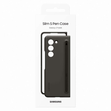 Silikonhülle für Samsung Galaxy Z Fold 5 Slim Case + Stylus - Schwarz