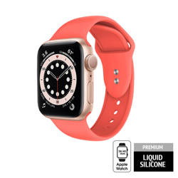 Crong Liquid - Pasek do Apple Watch 38/40/41 mm (koralowy)