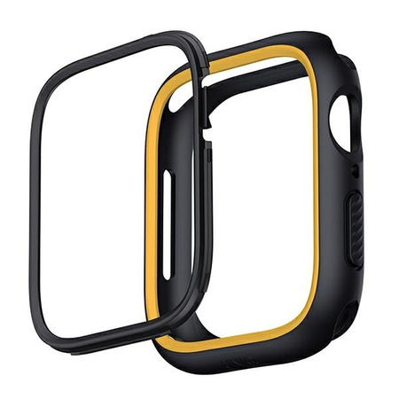 UNIQ etui Moduo Apple Watch Series  4/5/6/7/8/SE 40/41mm czarny-musztardowy/midnight-mustard