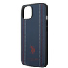 US Polo USHCP14SPFAV iPhone 14 6,1" granatowy/navy blue Leather Stitch