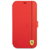 Ferrari FESAXFLBKP13SRE iPhone 13 mini 5,4" czerwony/red book On Track Carbon Stripe