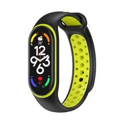 Pasek / opaska sportowa do smart band Xiaomi Mi Band 5 / 6 / 7 zielony (05)