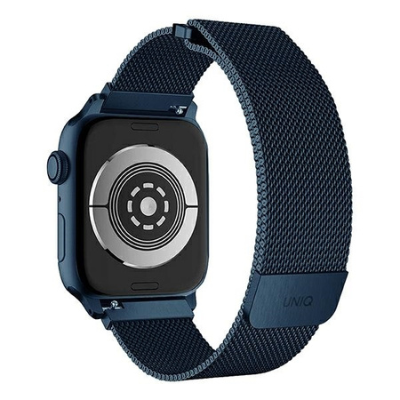 UNIQ pasek Dante Apple Watch Series 4/5/6/7/SE 42/44/45mm. Stainless Steel niebieski/cobalt blue