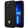 Original Case IPHONE 14 PLUS Ferrari Hardcase Silicone Metal Logo black