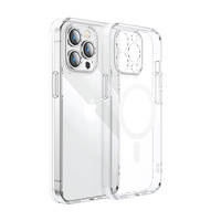 Joyroom 14D Magnetic Case Magnetische Hülle für iPhone 14 Pro Max kompatibel mit MagSafe transparent (JR-14D8)