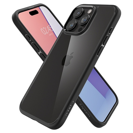 Spigen ULTRA HYBRID IPHONE 15 PRO MATTSCHWARZ