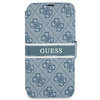 Guess etui do iPhone 13 Mini 5,4&quot; GUBKP13S4GDBL niebieski book case 4G Stripe