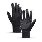 Isolierte, rutschfeste Sport-Handyhandschuhe (Größe XL) – schwarz