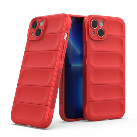 Magic Shield Case Hülle für iPhone 14 Plus flexible gepanzerte Hülle rot