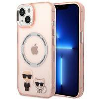 Karl Lagerfeld KLHMP14MHKCP iPhone 14 Plus 6.7 &quot;hardcase pink / pink Karl &amp; Choupette Aluminum Magsafe