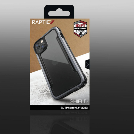 Raptic X-Doria Shield Case iPhone 14 gepanzerte Hülle schwarz