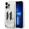 Karl Lagerfeld KLHCP14LLBKLCS iPhone 14 Pro 6,1" srebrny/silver hardcase Liquid Glitter Big KL