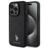 US Polo Assn. Case Yoke Pattern for iPhone 15 Pro Max - black