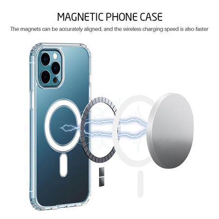 TEL PROTECT MagSilicone Case do Iphone 13 Przezroczysty