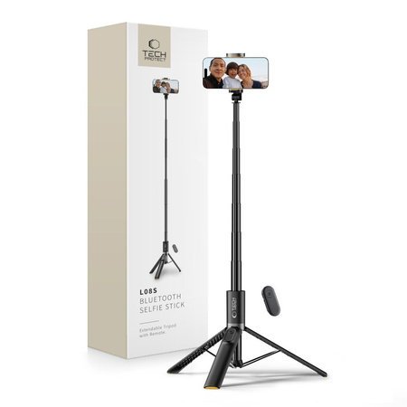 TECH-PROTECT SELFIESTICK L08S TRIPOD BLACK