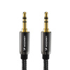 Wozinsky universal mini jack cable 2x AUX cable 1.5 m black