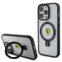 Ferrari FEHMP15LUSCAH iPhone 15 Pro 6.1&quot; transparent hardcase Ring Stand 2023 Collection MagSafe