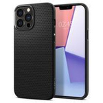 Spigen Liquid Air etui pokrowiec do iPhone 13 Pro Max cienka żelowa obudowa czarny matowy