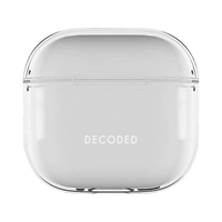 Decoded Silicone Aircase for AirPods 4 - Transparent