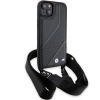 Etui BMW M Edition Carbon Stripe & Strap na iPhone 15 Plus / 14 Plus - czarne