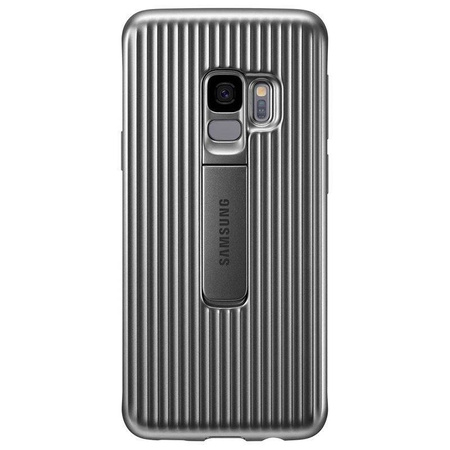 Samsung Protective Standing Cover - Etui Samsung Galaxy S9 z podstawką (srebrny)