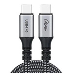 Kabel USB-C - USB-C Choetech XCC-1040 240W 8K 60Hz 1,2m - czarny