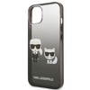 Karl Lagerfeld KLHCP13STGKCK iPhone 13 mini 5,4 &quot;hardcase black / black Gradient Ikonik Karl &amp; Choupette