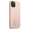 Guess GUHCP13SPSATLP iPhone 13 mini 5,4" różowy/pink hardcase SaffianoTriangle Logo