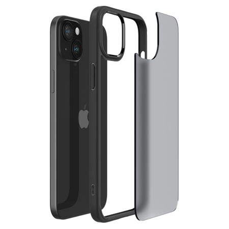 Spigen Ultra Hybrid, frostschwarz – iPhone 15 Plus