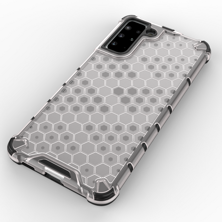 Honeycomb etui pancerny pokrowiec z żelową ramką Samsung Galaxy S22+ (S22 Plus) przezroczysty