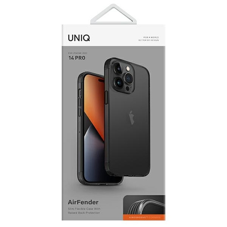 UNIQ etui Air Fender iPhone 14 Pro 6,1" szary/smoked grey tinted