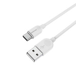 Kabel 2.4A 1m USB - USB-C Borofone BX14 biały