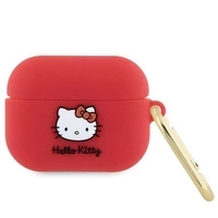 Hello Kitty Silikon 3D Kitty Head Hülle für AirPods Pro – Fuchsia