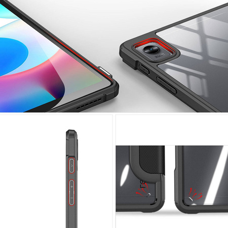 Dux Ducis Toby Armored Flip Smart Case für Realme Pad Mini mit Stifthalter Schwarz