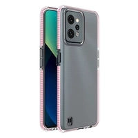 Spring Case für Realme C31 Silikonhülle mit Rahmen hellrosa