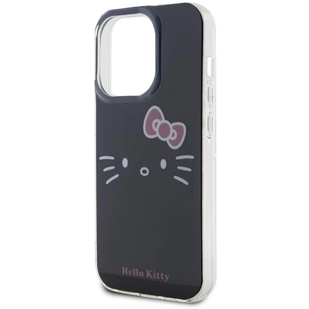 Etui Hello Kitty IML Kitty Face na iPhone 14 Pro Max - czarne