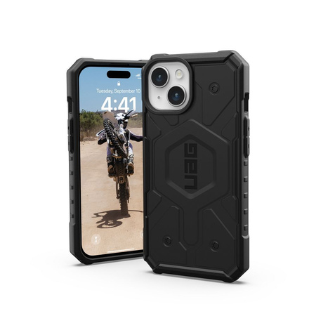 UAG Pathfinder Magsafe protective case for iPhone 15 (black)